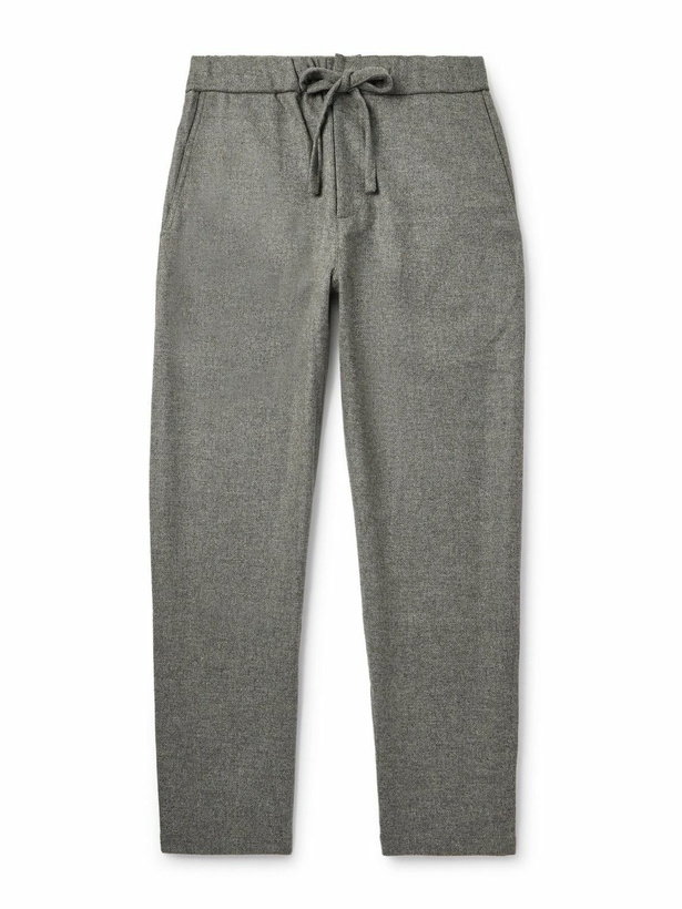 Photo: De Bonne Facture - Lounge Straight-Leg Wool Trousers - Gray