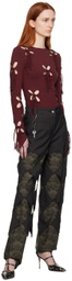 J.KIM Black Lattice Trousers