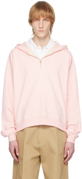 Recto SSENSE Exclusive Pink Embroidered Hoodie