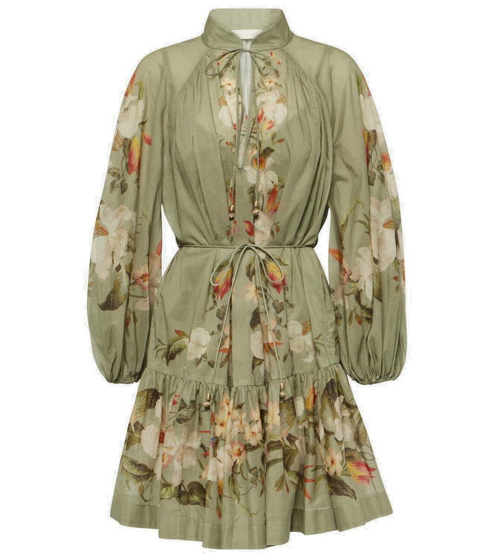 Photo: Zimmermann Lexi floral cotton minidress