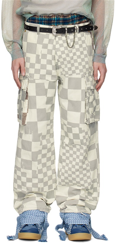 Photo: ERL Gray Printed Cargo Pants