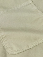 Massimo Alba - Florida Camp-Collar Stretch-Cotton Twill Overshirt - Green