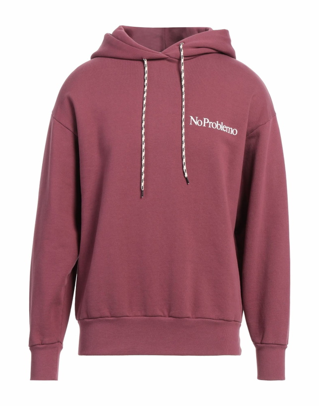 Photo: Aries Mens Sweatshirt Burgundy