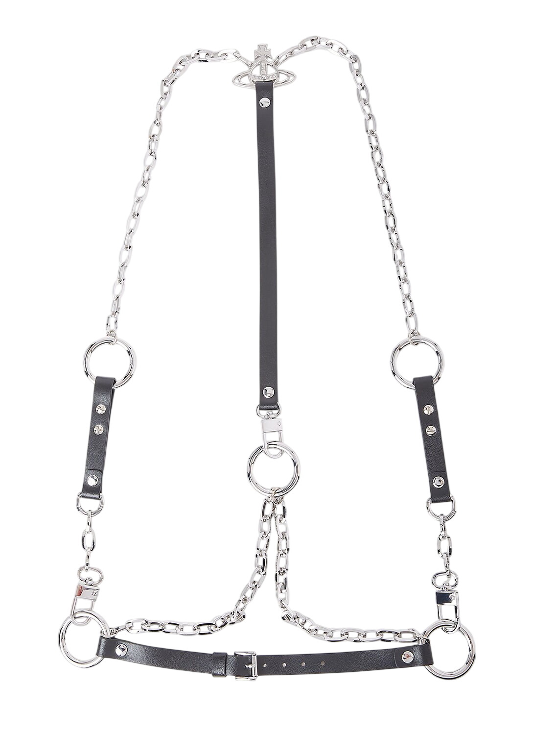 VIVIENNE WESTWOOD - Embellished Chain Belt Harness Vivienne Westwood