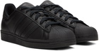 adidas Originals Black Superstar Sneakers