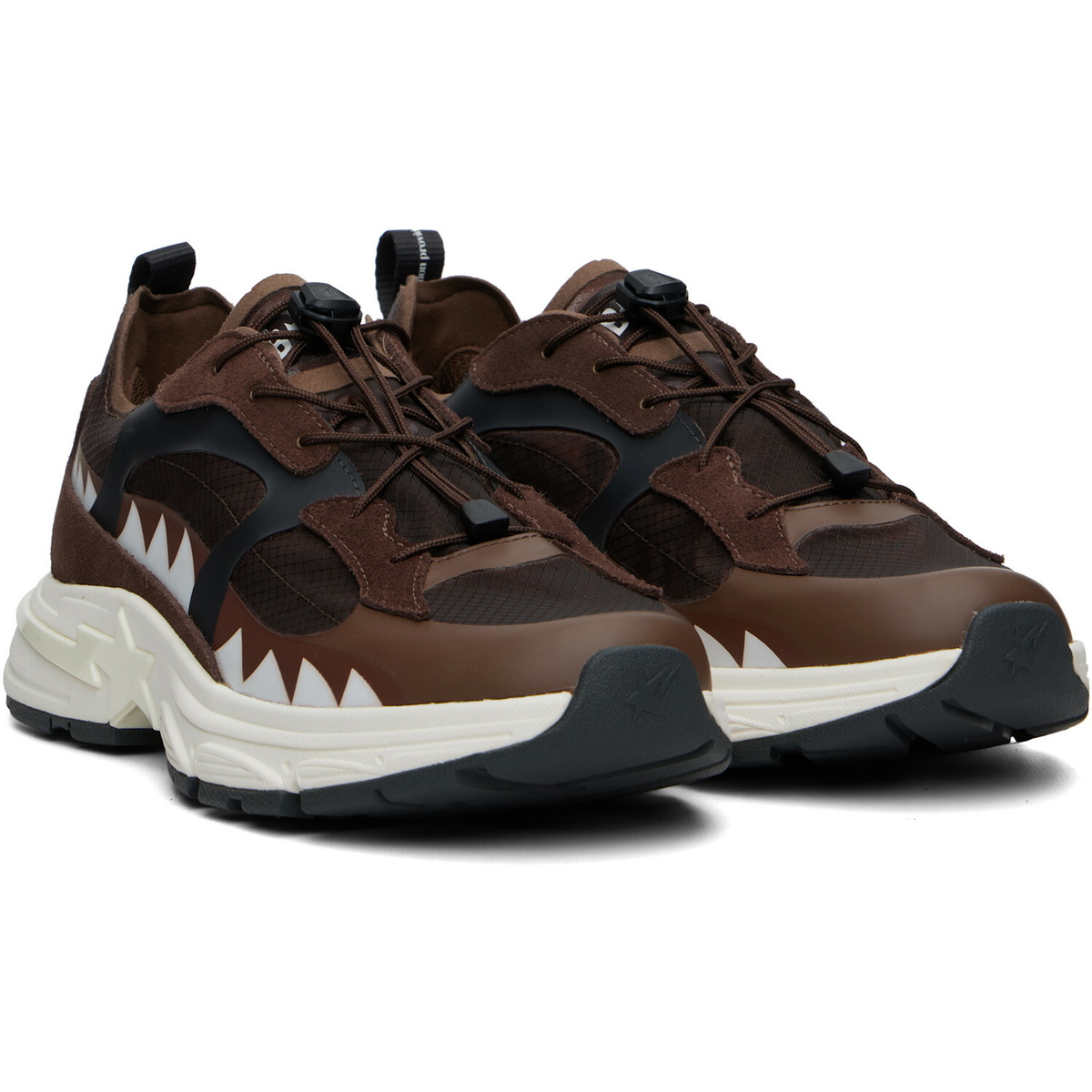 BAPE Brown Kazuki Kuraishi Edition Shark STA Sneakers