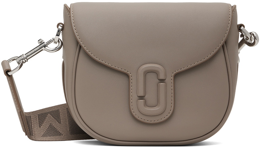 Marc Jacobs Gray 'The Covered J Marc Saddle' Bag Marc Jacobs