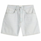 Anine Bing Women's Delaney Shorts in Washed Blue