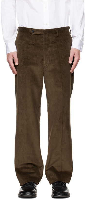 Photo: Husbands Brown High-Rise Trousers