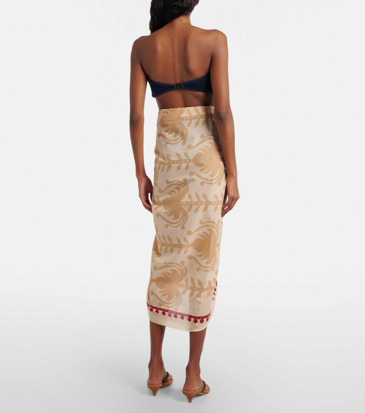 Johanna Ortiz Prismatic Flow cotton beach cover-up