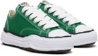 Maison MIHARA YASUHIRO Green Peterson OG Sole Canvas Low-Top Sneakers