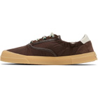 Moncler Brown Vera Leisure Low Top Sneakers