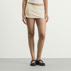 Many Many Clothes Women's The Isla Skort in Cream Polka