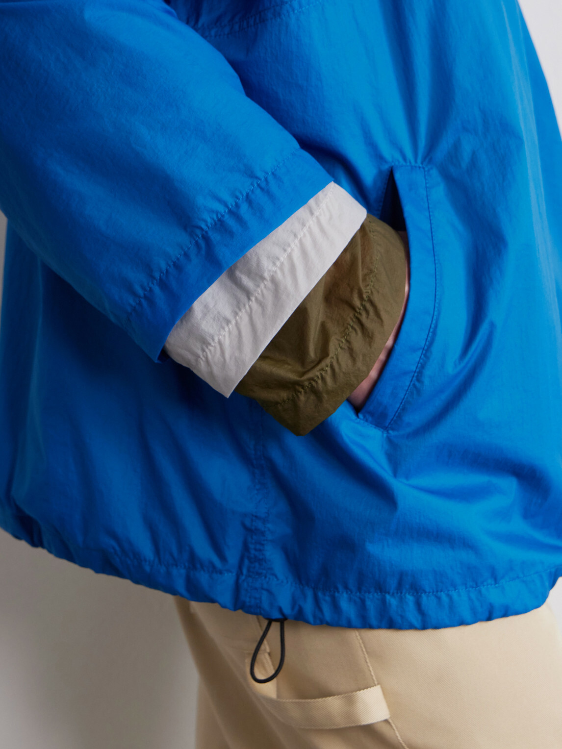 LOEWE - Logo-Embroidered Shell Jacket - Blue