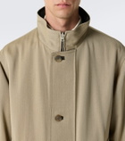 Auralee Reversible leather and wool jacket