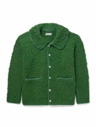 BODE - Moppet Wool-Bouclé Cardigan - Green