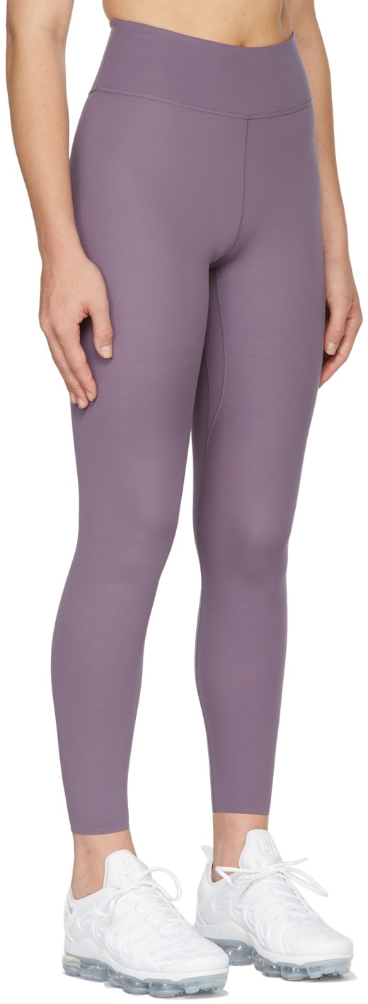 Nike Purple One Luxe 7/8 Sport Leggings Nike