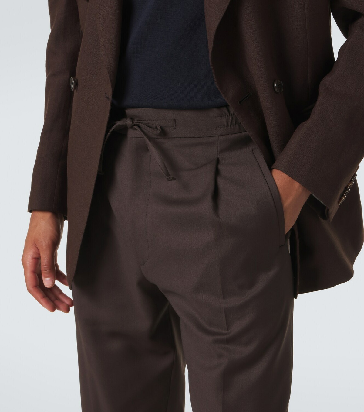 Lardini Virgin wool slim pants
