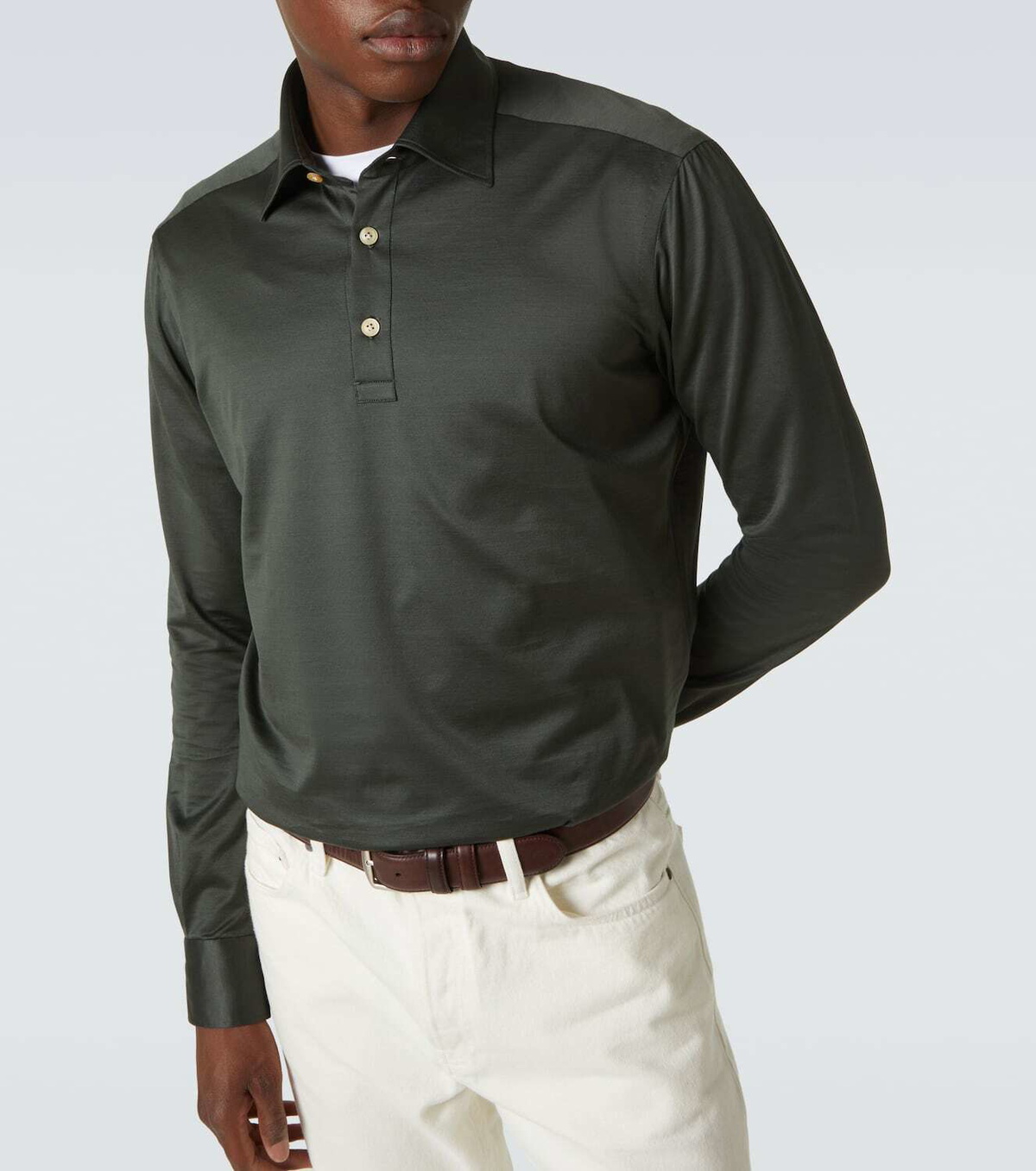 Kiton Cotton polo shirt