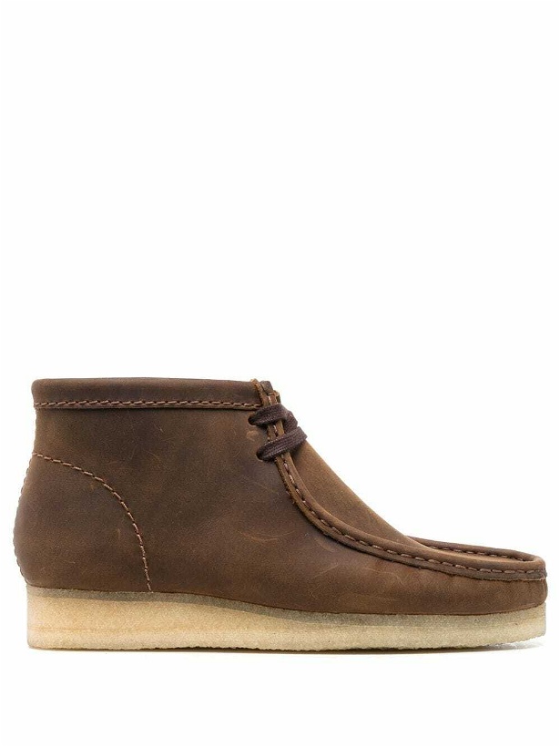 Photo: CLARKS - Wallabee Boot Leather Ankle Boots