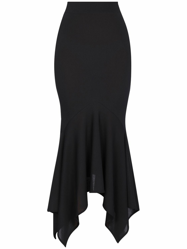 Photo: ALEXANDRE VAUTHIER - Viscose Crepe Jersey Midi Skirt