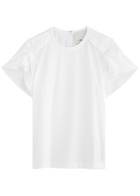 3.1 Phillip Lim Panelled Cotton top White
