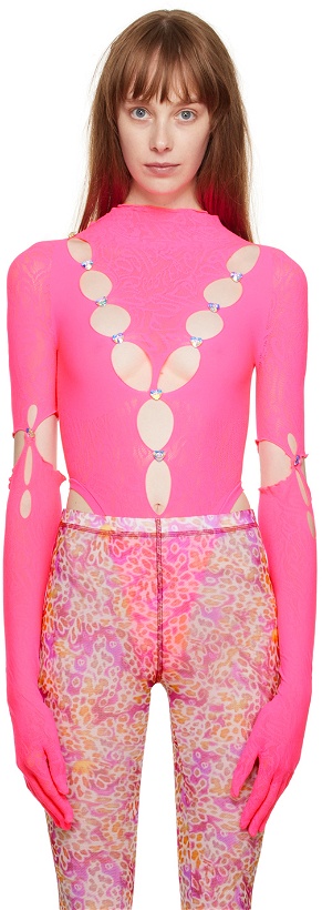 Photo: Poster Girl Pink Toni Bodysuit