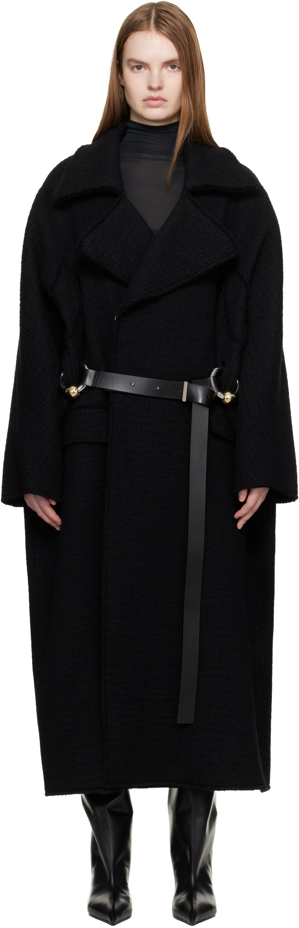 Jean Paul Gaultier Black 'The Long Gaultier' Coat