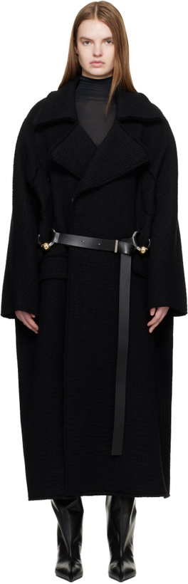 Photo: Jean Paul Gaultier Black 'The Long Gaultier' Coat