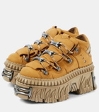 Vetements x New Rock leather platform sneakers