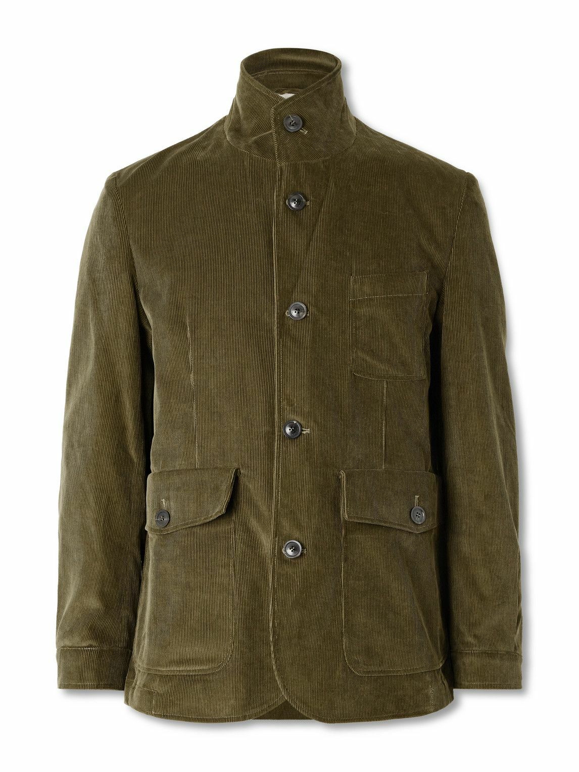 Purdey - Petersham Cotton-Corduroy Jacket - Green