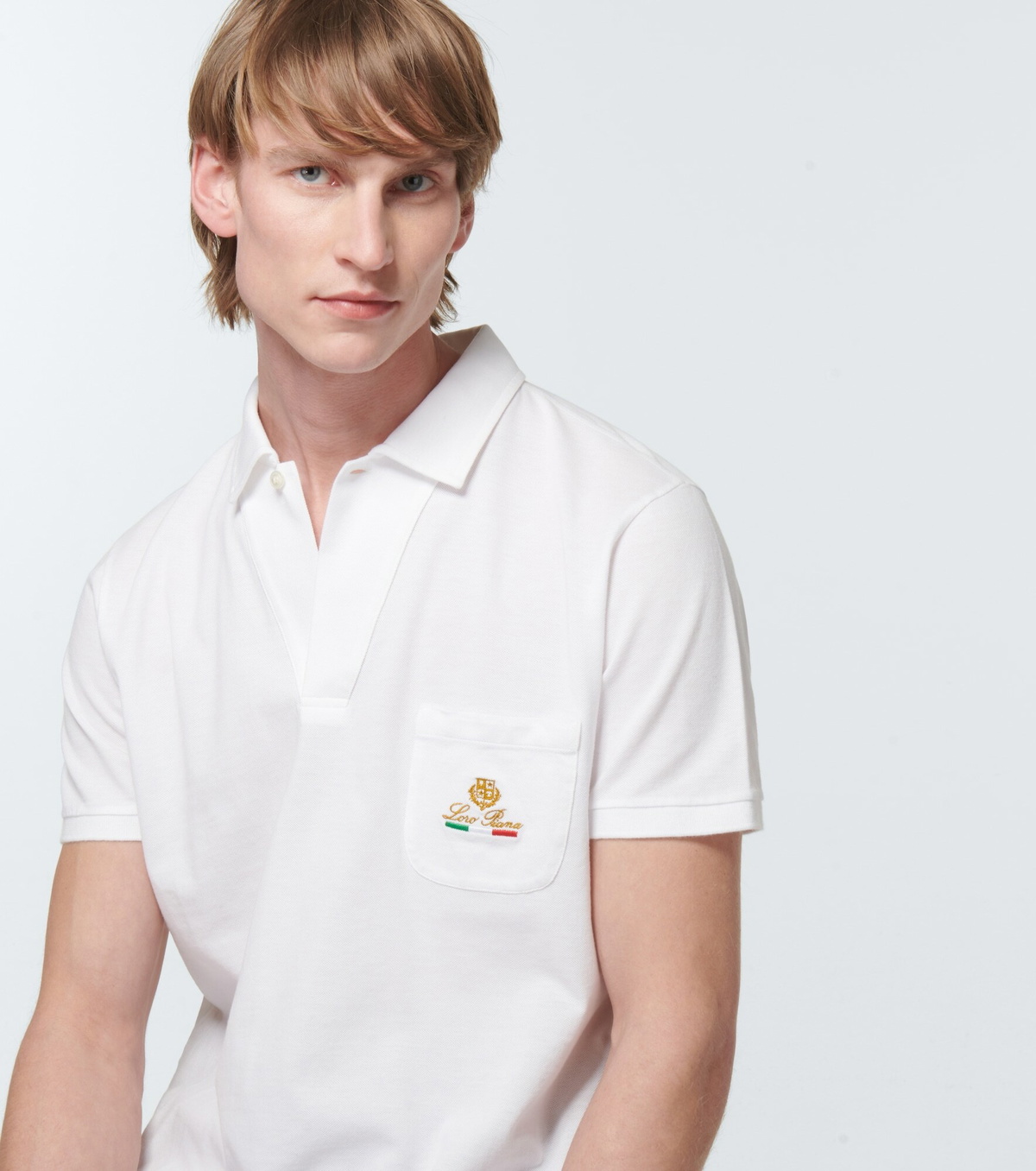 Loro Piana - Horsey® open piqué polo shirt Loro Piana