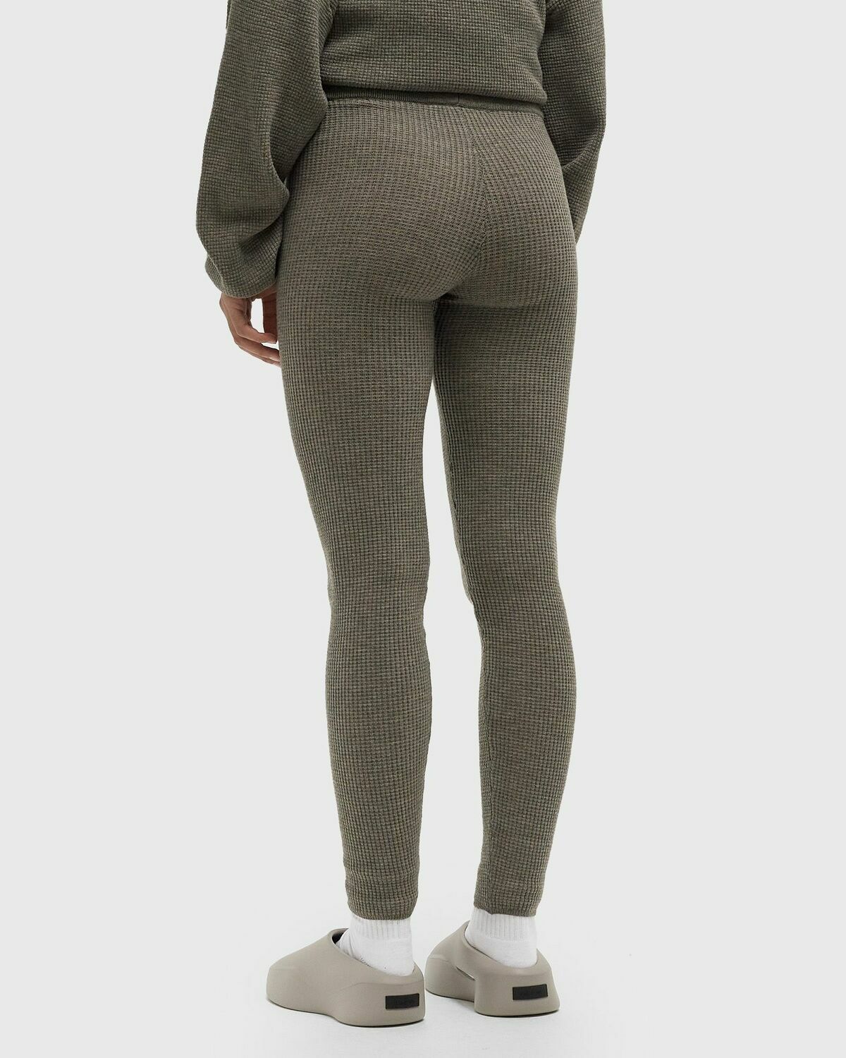 Fear of God Essentials WAFFLE LEGGING Grey Womens Leggings & Tight
