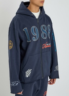 Honor The Gift 1988 Embroidered Hooded Cotton Sweatshirt Navy