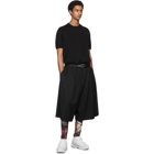 Comme des Garcons Homme Plus Black Wool Jersey T-Shirt