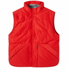 Acne Studios Men's Olivar Oversize Padded Face Vest in Bright Red