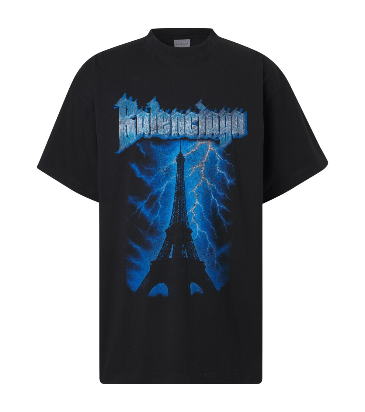 Balenciaga Kids Kids Blue Political Campaign T-Shirt Balenciaga Kids