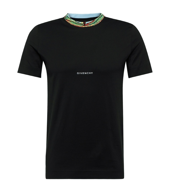 Photo: Givenchy - Logo cotton jersey T-shirt