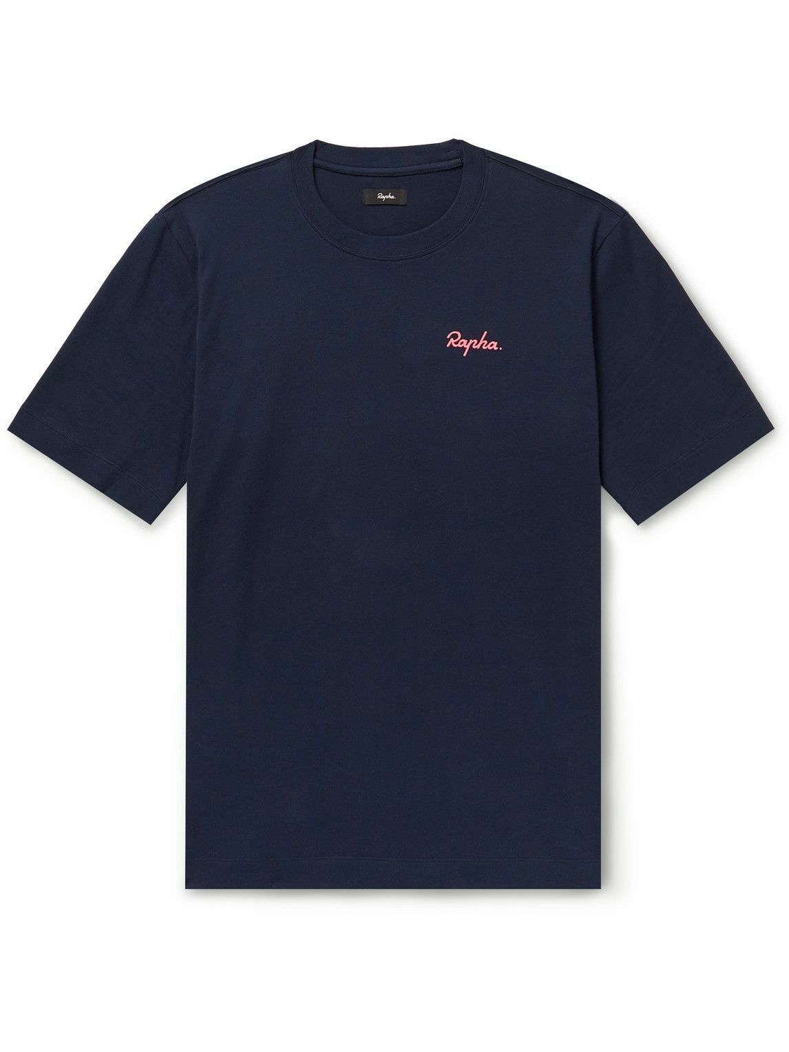 Rapha - Logo-Embroidered Cotton-Jersey T-Shirt - Blue Rapha