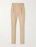 Polo Ralph Lauren - Straight-Leg Pleated Linen Suit Trousers - Neutrals