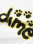 DIME - Pawz Logo-Print Cotton-Jersey T-Shirt - White