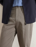 Dunhill - Straight-Leg Cotton-Twill Chinos - Brown