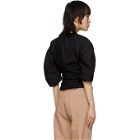 Lemaire Black Cotton Poplin Shirt Jacket
