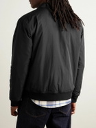 James Perse - Padded Recycled-Twill Bomber Jacket - Black