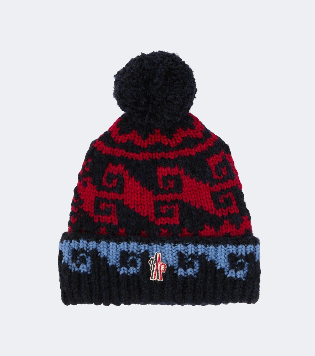 Moncler Grenoble Intarsia wool and alpaca-blend beanie