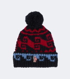 Moncler Grenoble Intarsia wool and alpaca-blend beanie