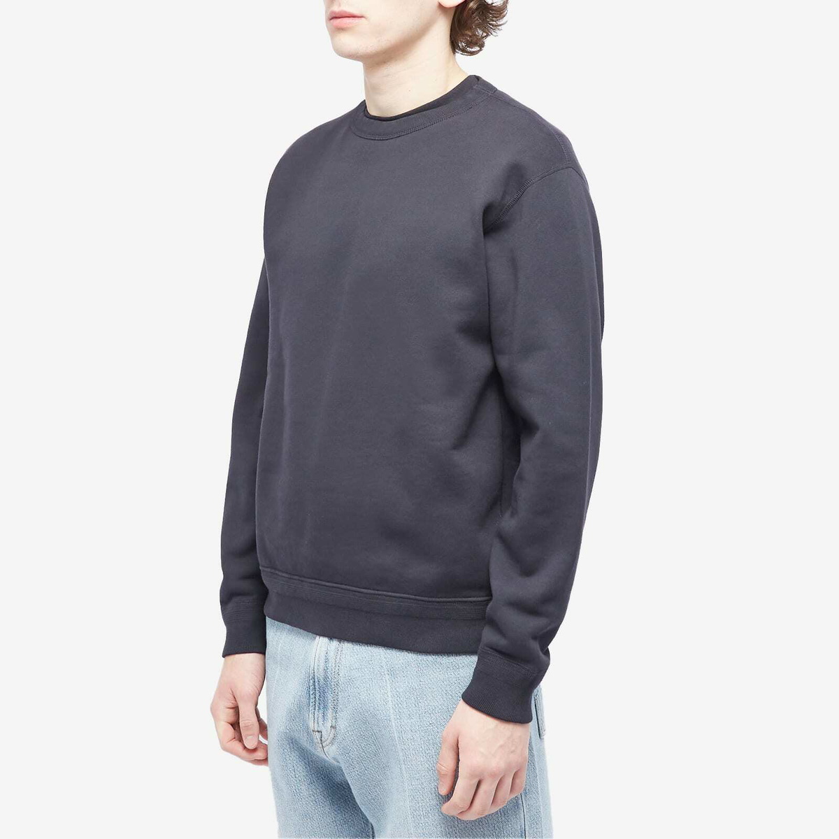 Lady White Co. Men's Crew Neck Sweat in Pitch Navy