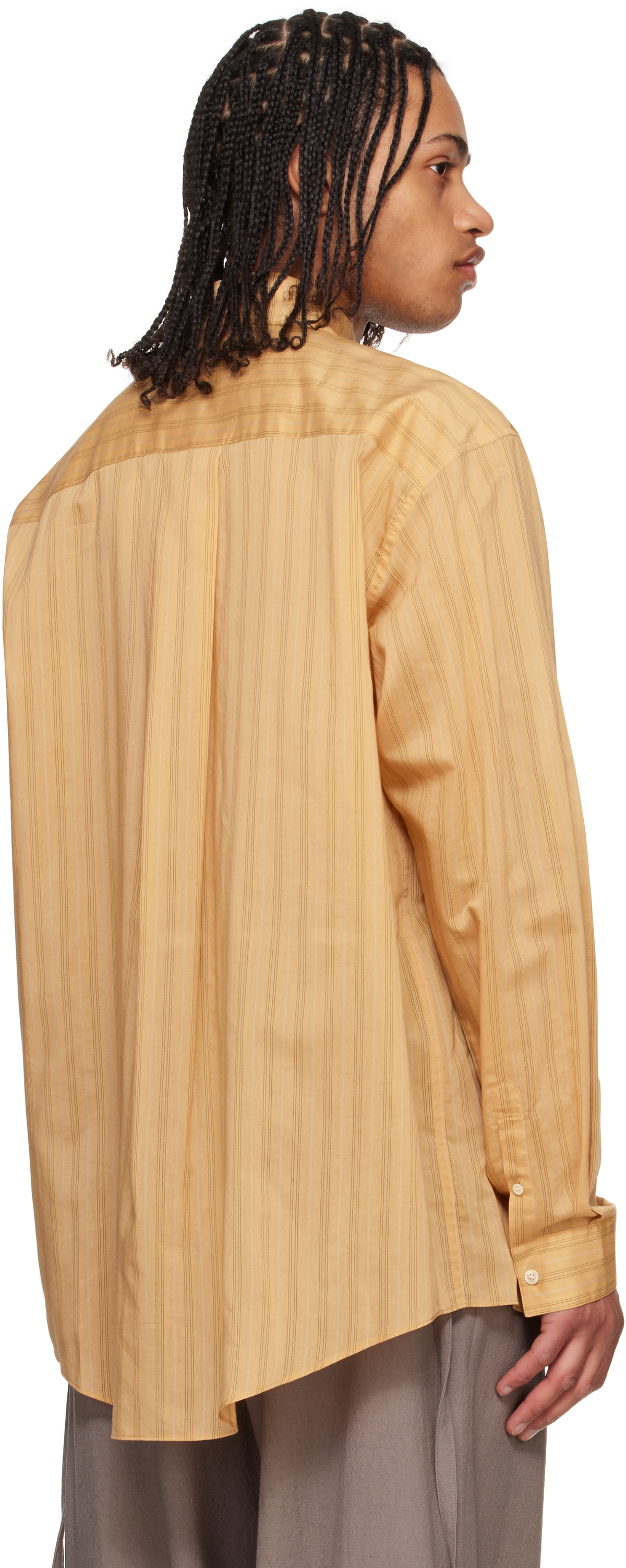 SOSHIOTSUKI Yellow Vintage Lawn Shirt