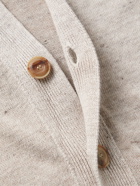 Thom Sweeney - Slim-Fit Linen and Cotton-Blend Cardigan - Neutrals