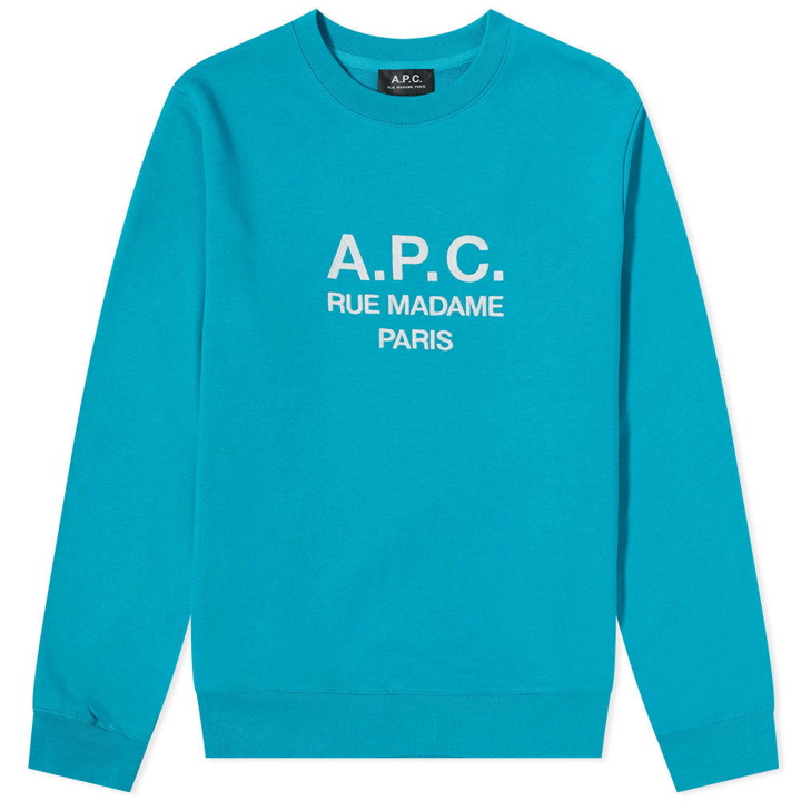 Photo: A.P.C. Rufus Embroidered Crew Sweat